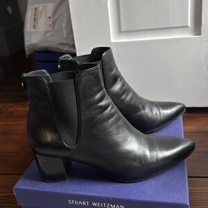Stuart weitzman black booties